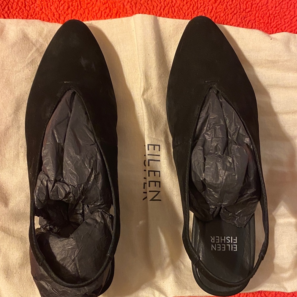 Eileen Fisher Black Women’s Loafers - Picture 2 of 3